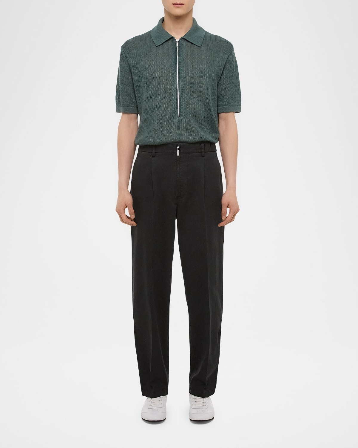 Men's Pleated Loose Fit Zoot Pans - 4