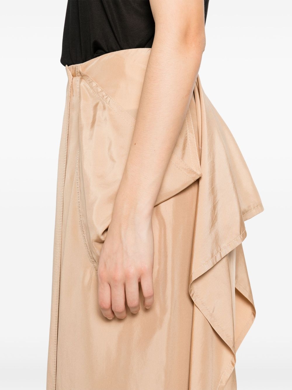 silk straight skirt - 5