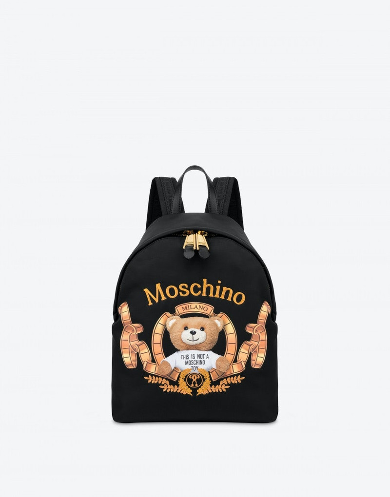 MOSCHINO TEDDY BEAR RECYCLED NYLON BACKPACK 1