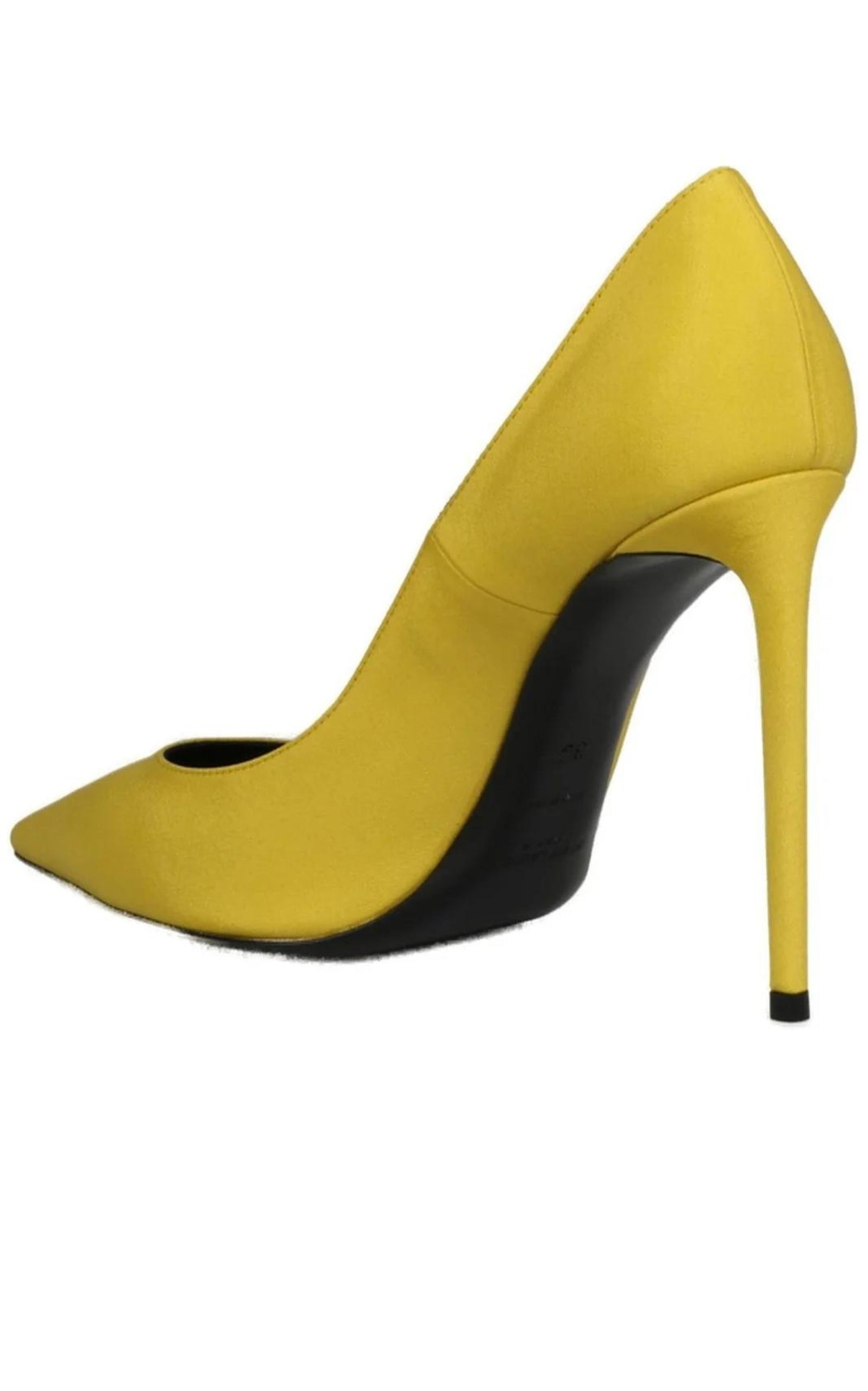 Yellow ‘ZOE’ Stiletto Pump - 4