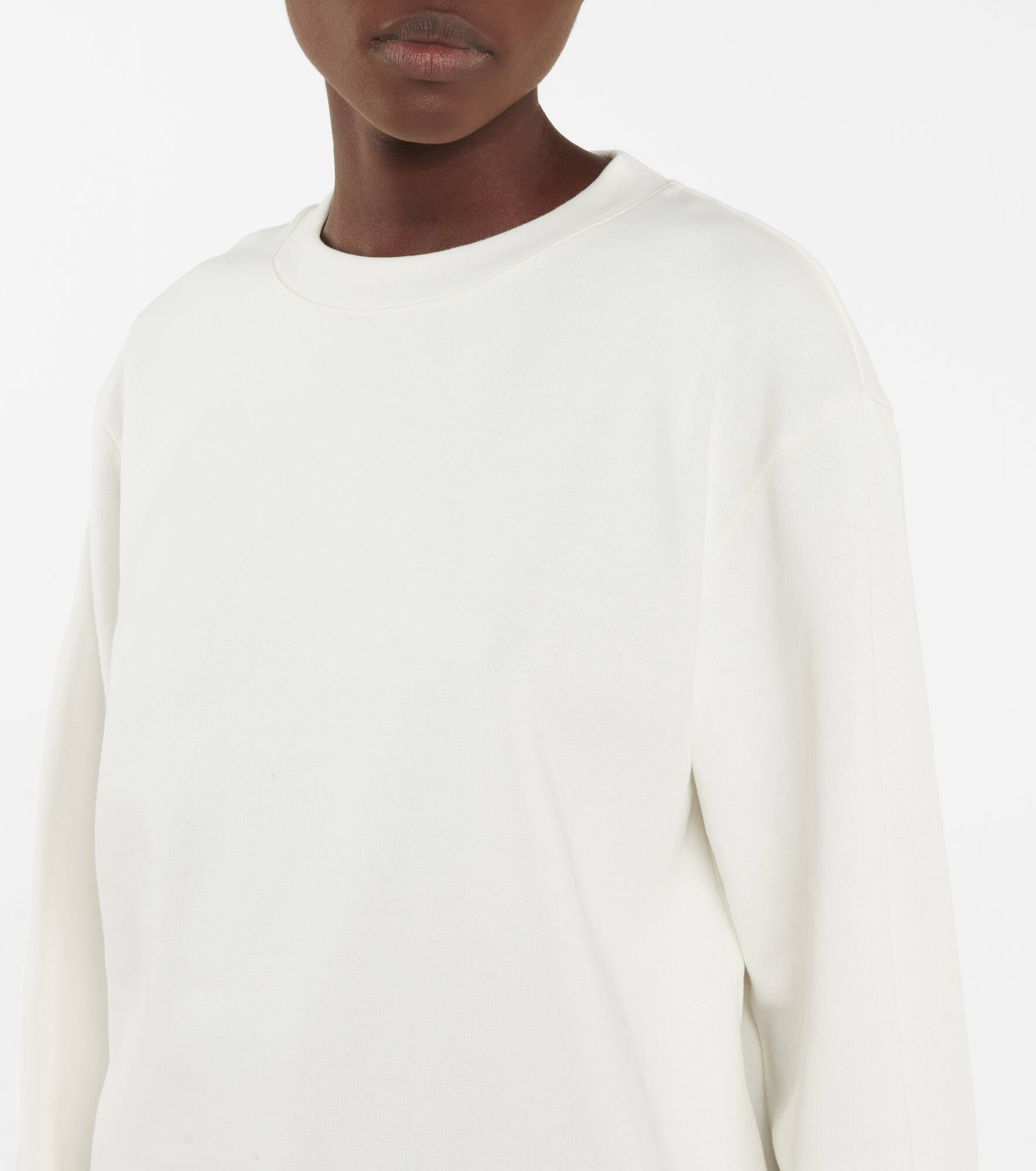 Cotton-blend sweatshirt - 4