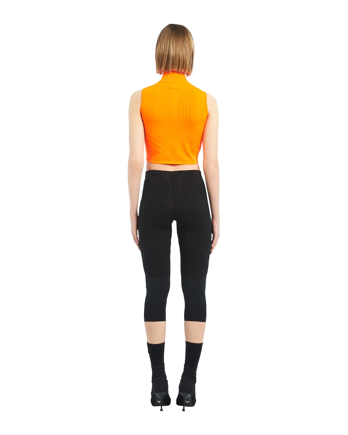 Polyester cut-out leggings - 4