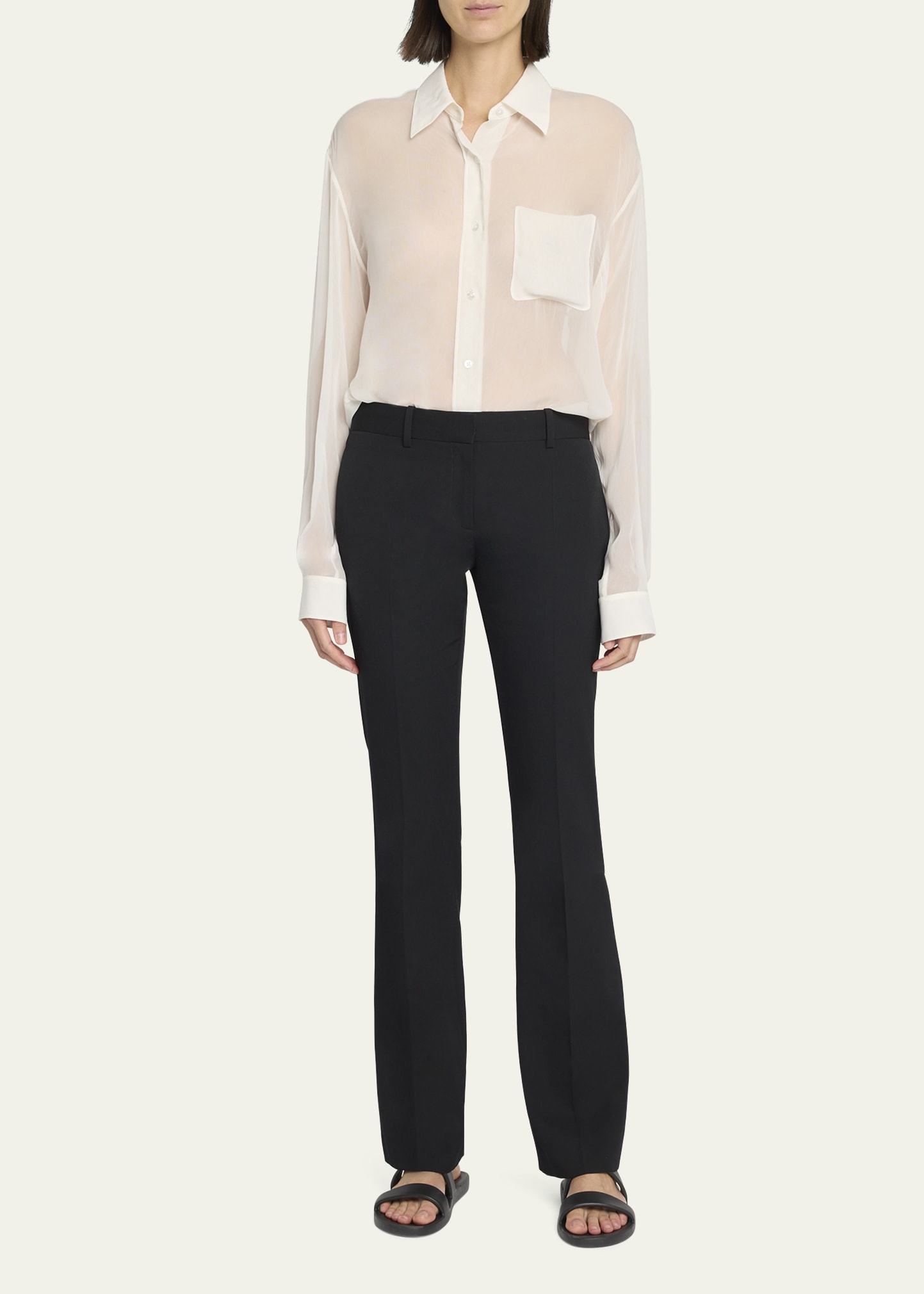 Nesson Sheer Oversized Shirt - 2