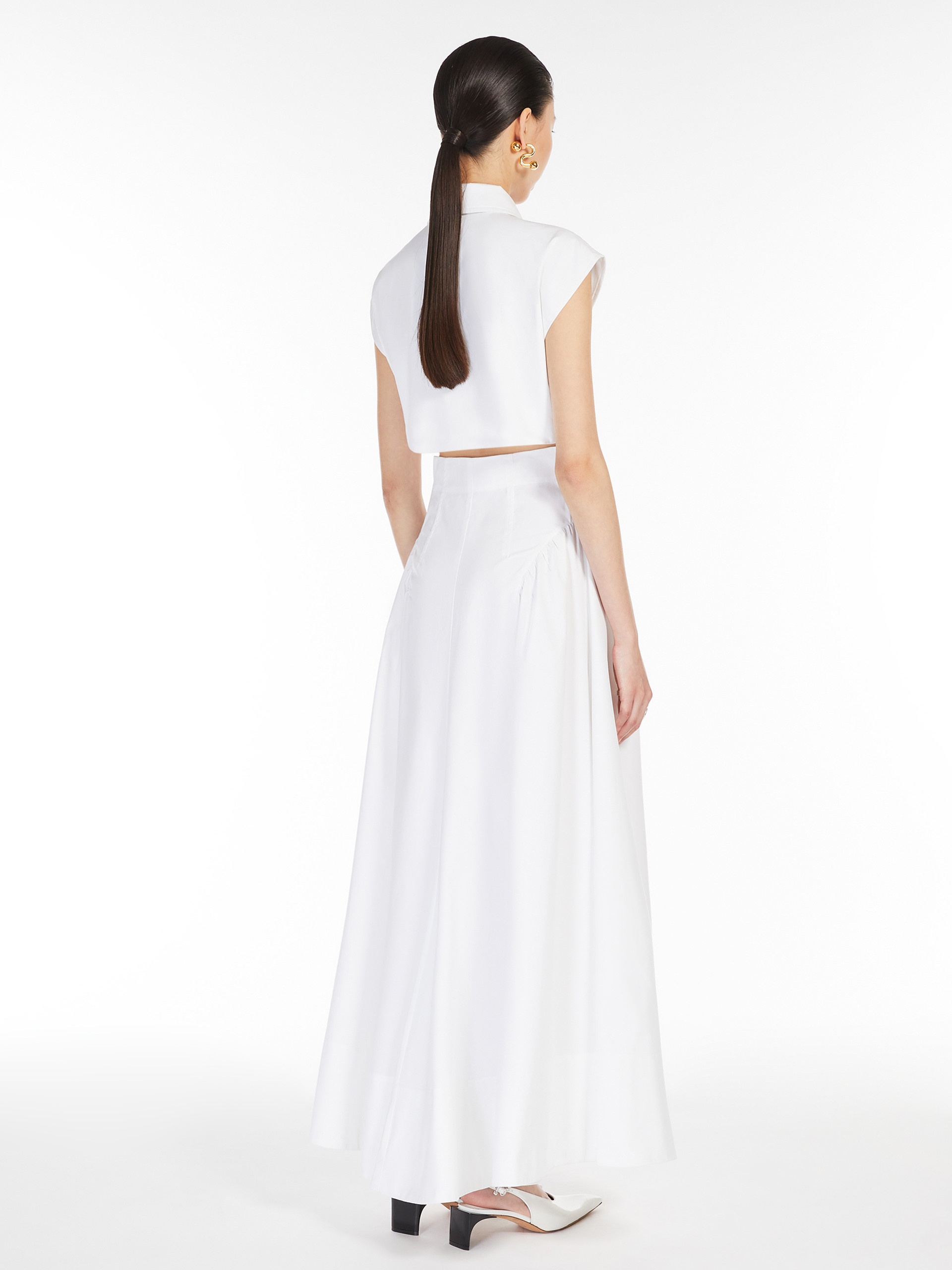FABIANA Sleeveless cotton dress - 4