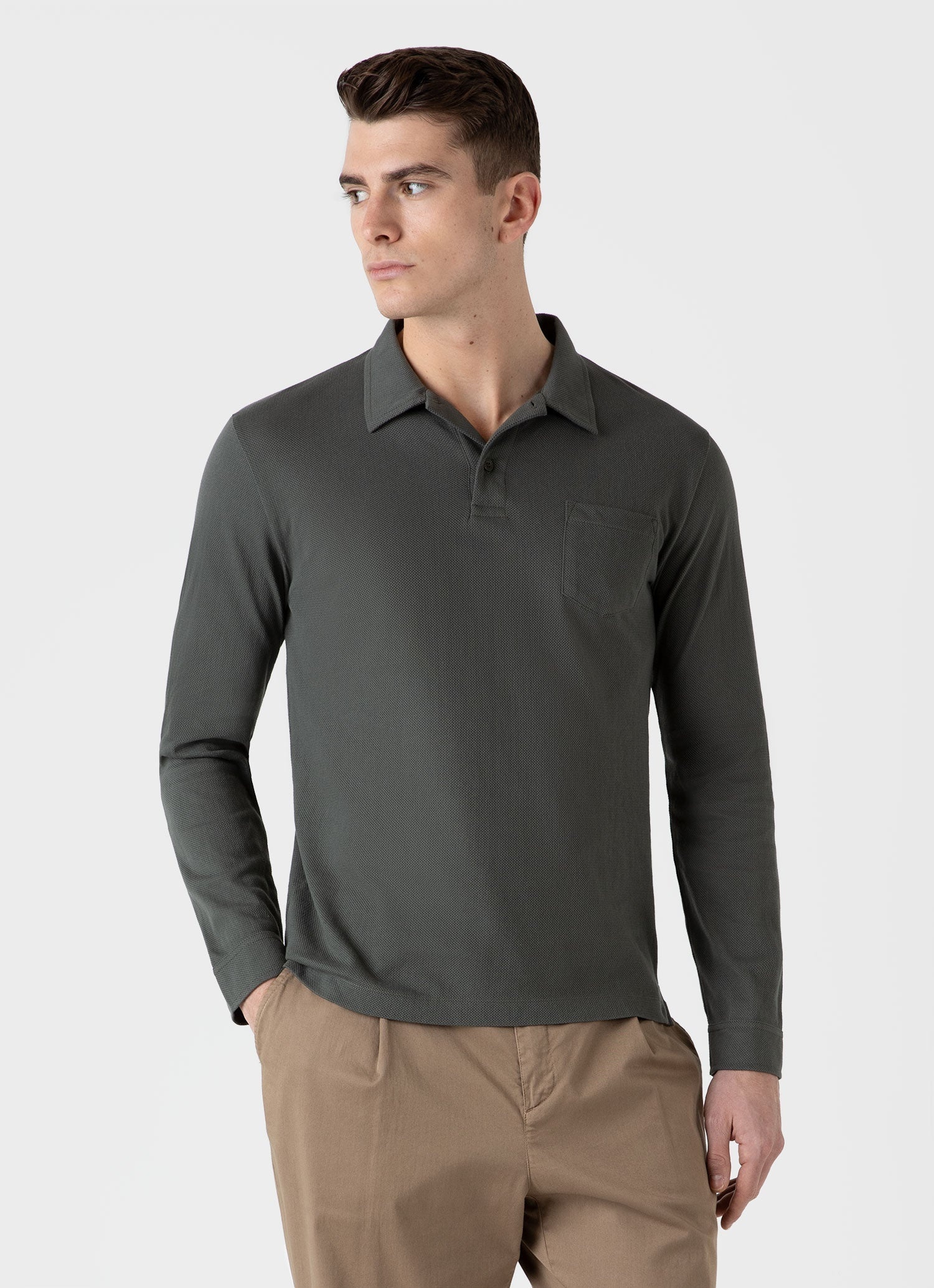 Long Sleeve Riviera Polo Shirt - 2