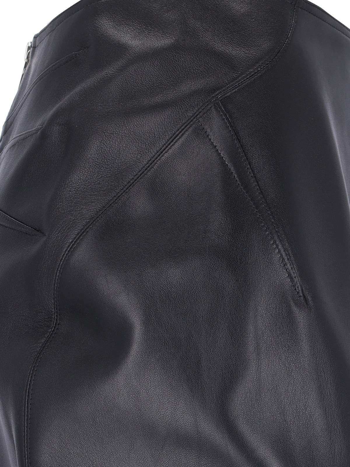 LEATHER SHEATH SKIRT - 5