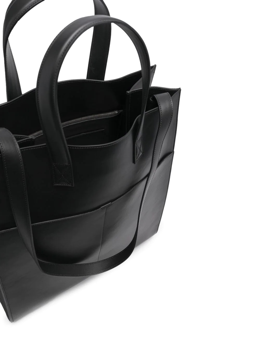 single-strap leather tote - 5