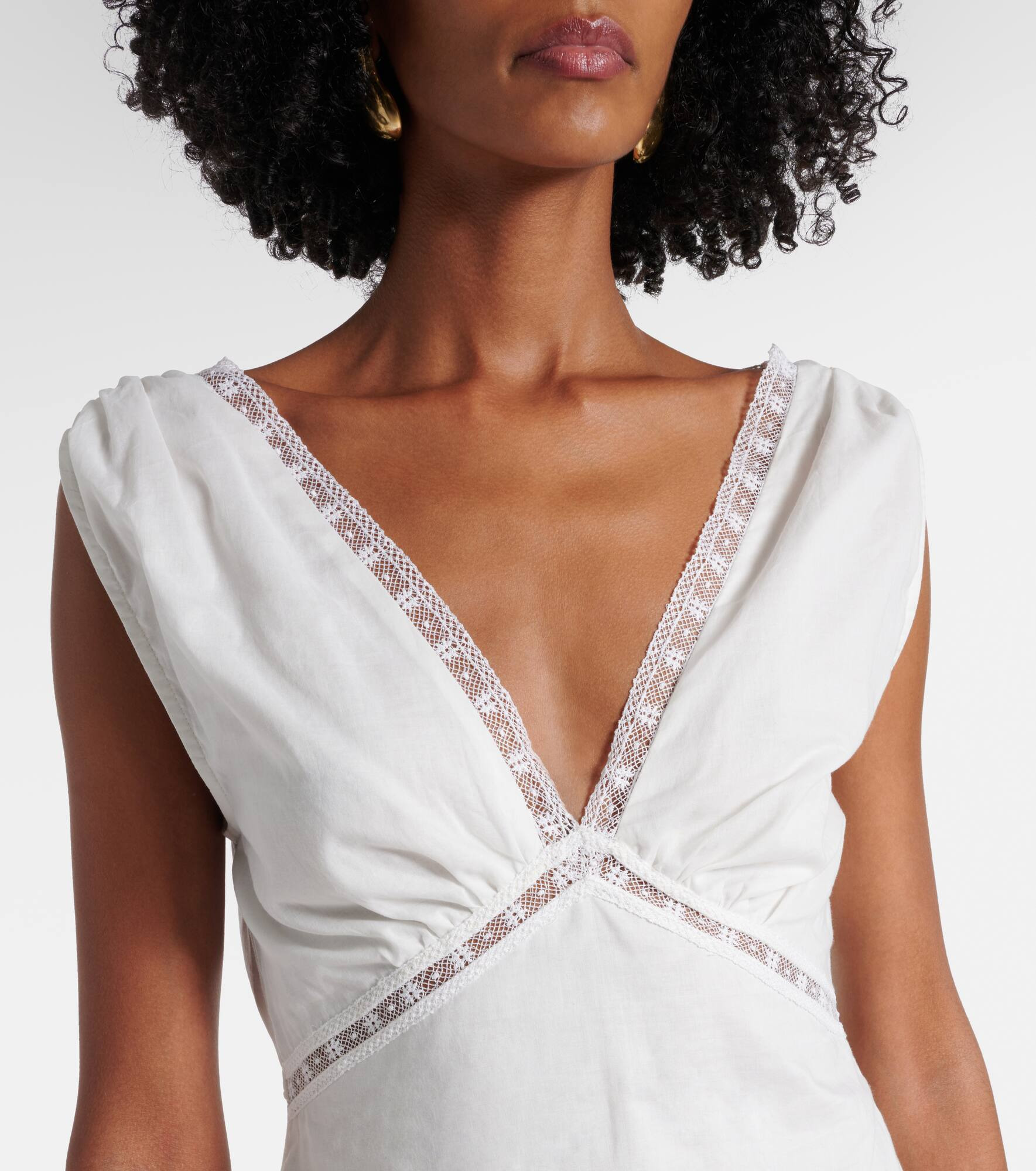 Denise cotton voile minidress - 4