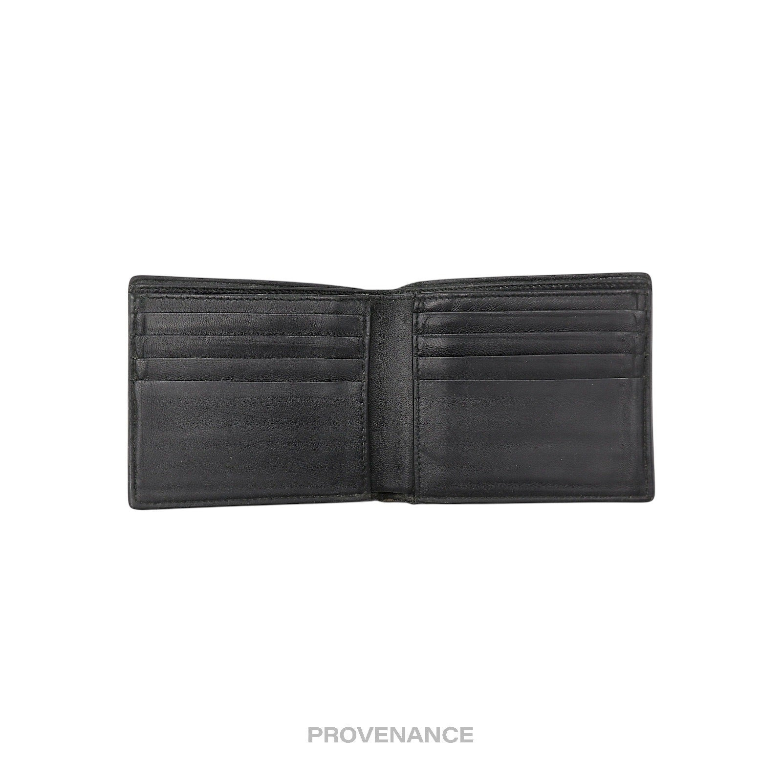 Balenciaga 8CC Logo Bifold Wallet - Black - 5