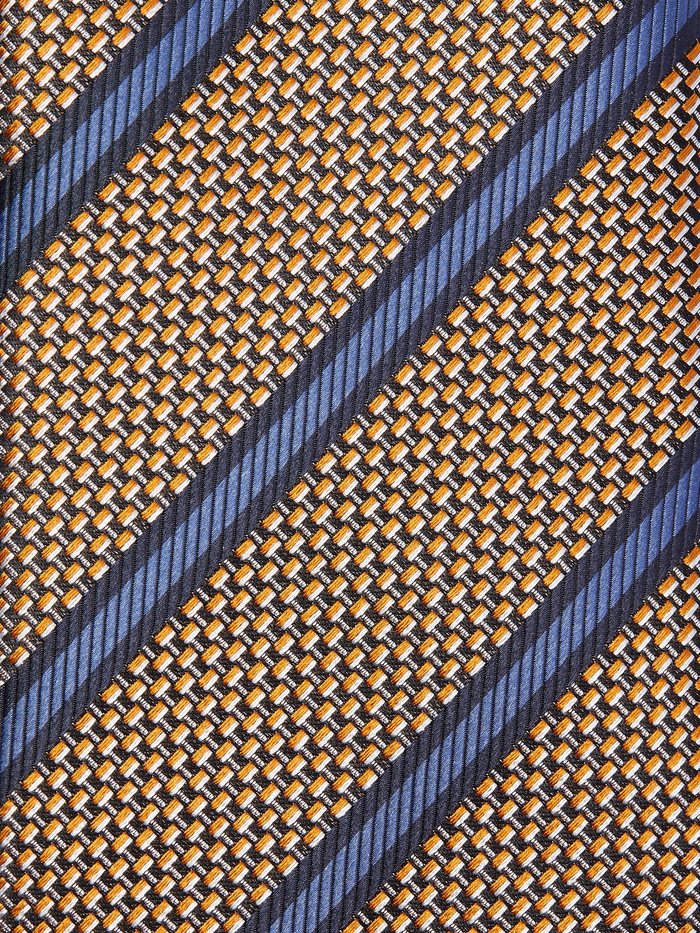 ORANGE SILK TIE - 2