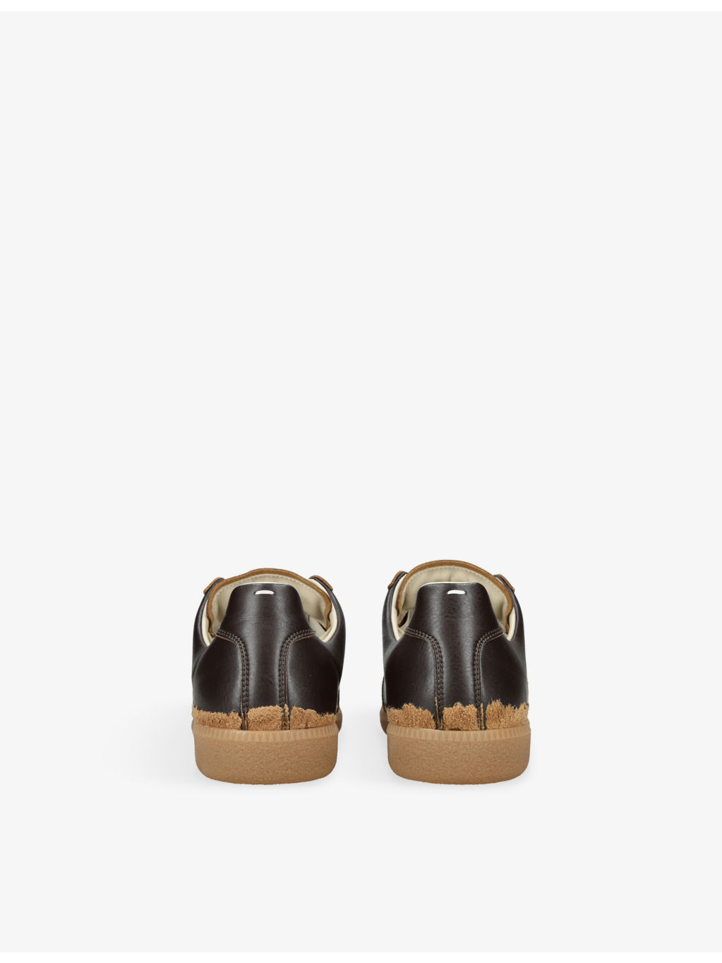 Replica Leather Low-Top Trainers - 4