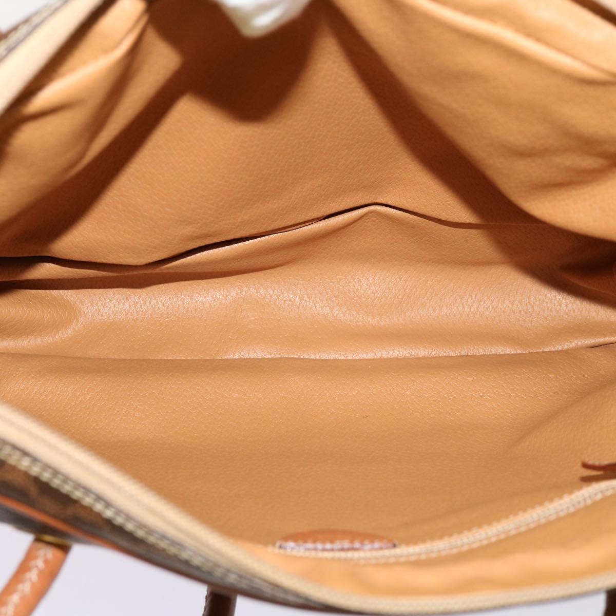 CELINE Macadam Canvas Shoulder Bag Pvc Brown - 11