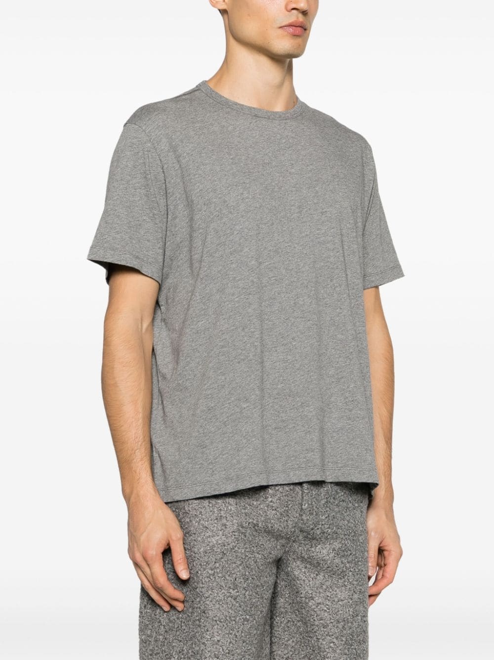 round-neck cotton T-shirt - 3