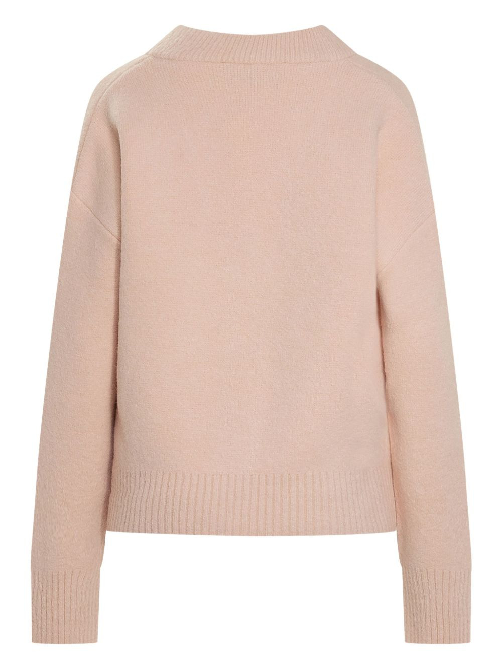 heart-logo button cardigan - 3