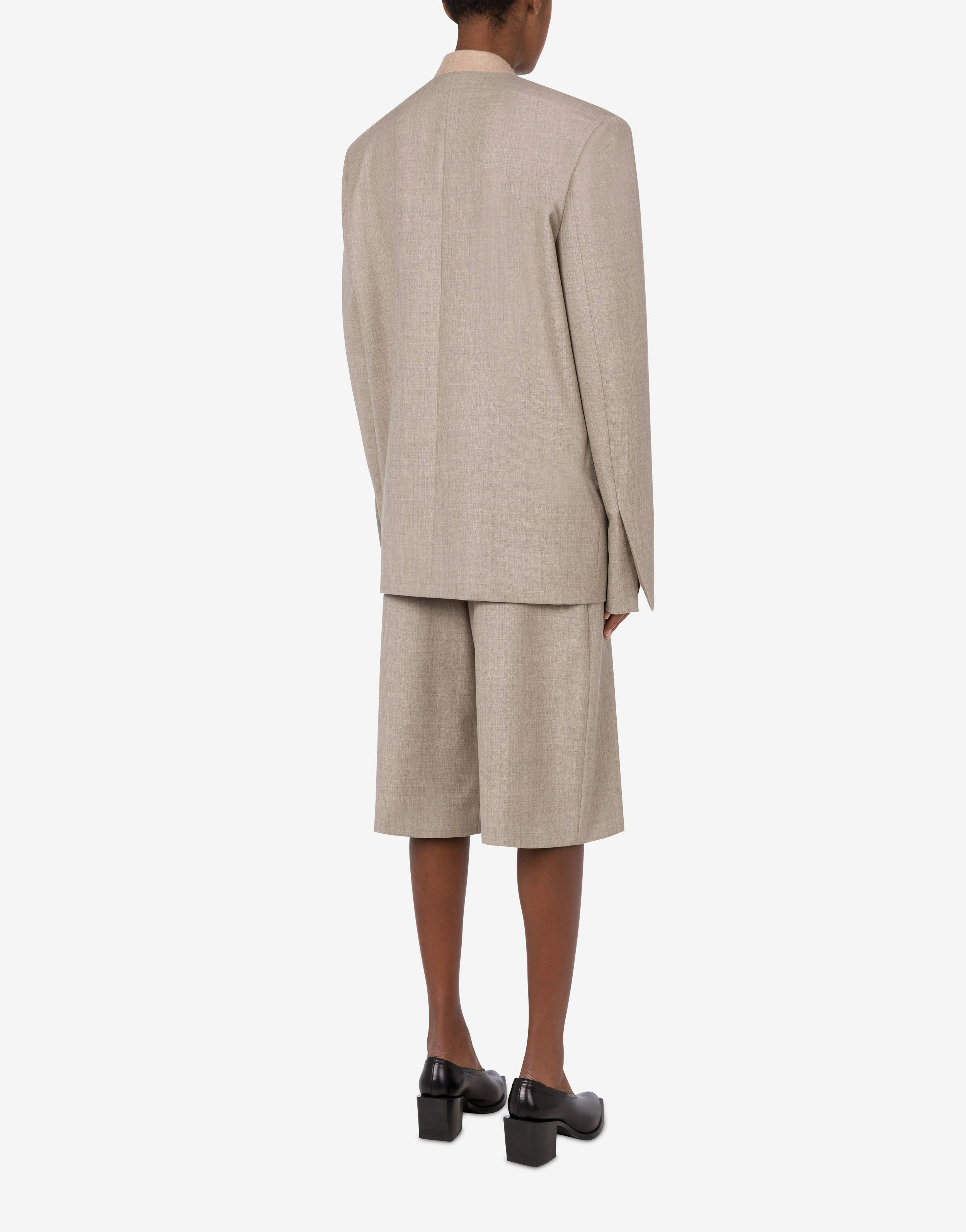 JACKET IN DYED WOOLEN CLOTH - 3