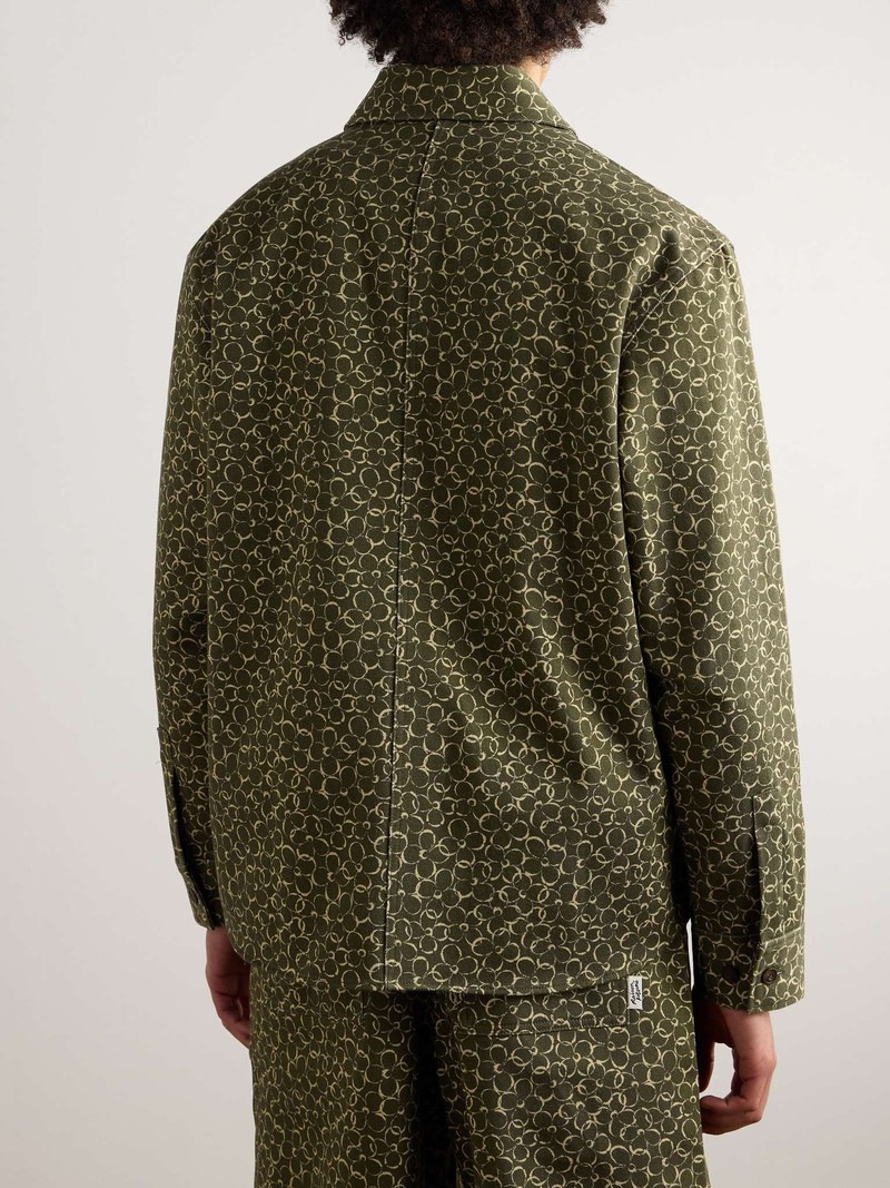 Floral-Print Cotton-Drill Overshirt 4