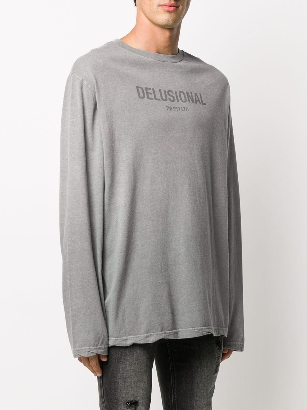 Delusional long-sleeved cotton T-shirt - 3