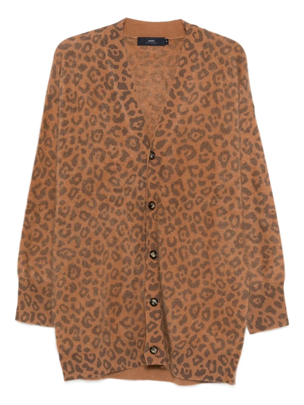 Mr Dubois leopard-print cardigan - 1