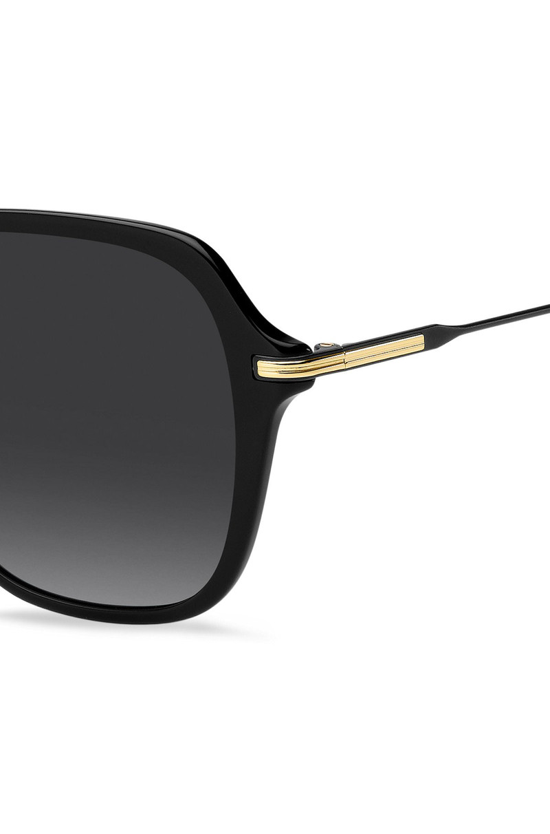 BOSS DOUBLE-BRIDGE SUNGLASSES WITH METAL-ACETATE TEMPLES outlook