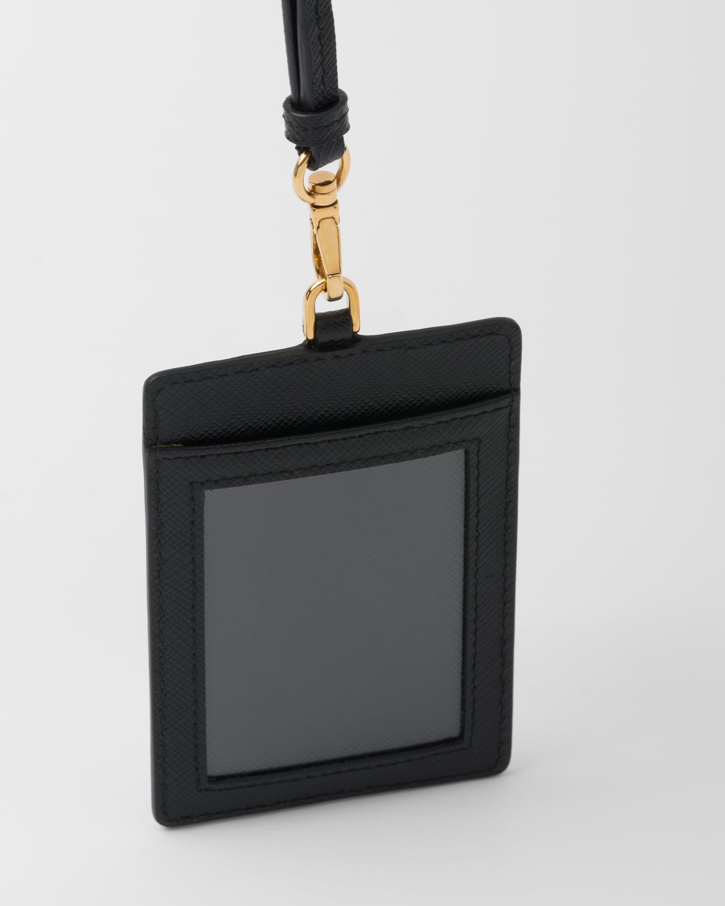 Saffiano Leather Badge Holder - 3