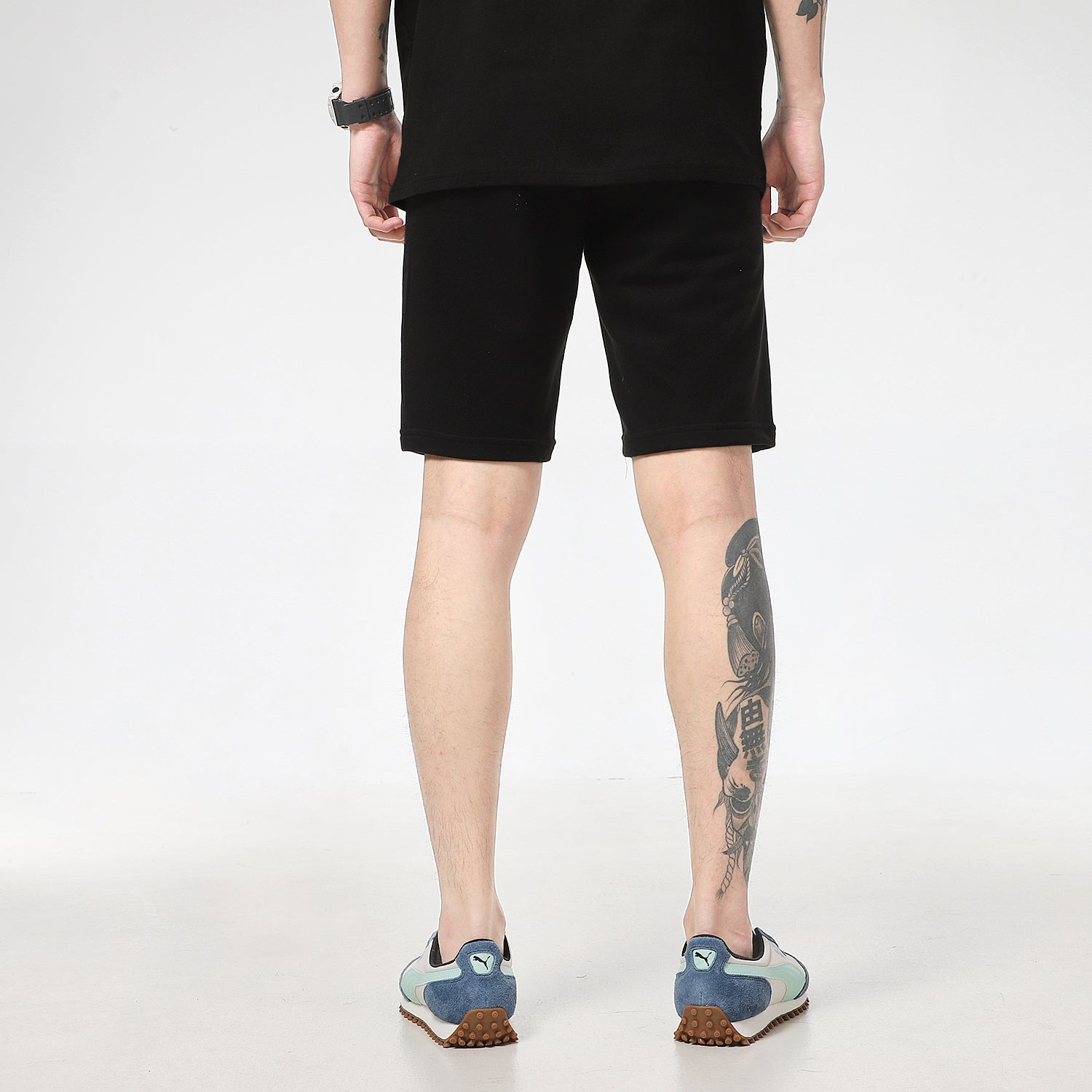 PUMA Essentials+ 12" Shorts 'Black White' 588739-01 - 4