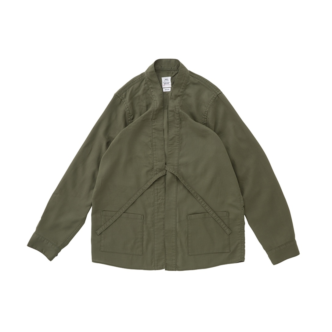 LHAMO SHIRT LONG W OLIVE - 1