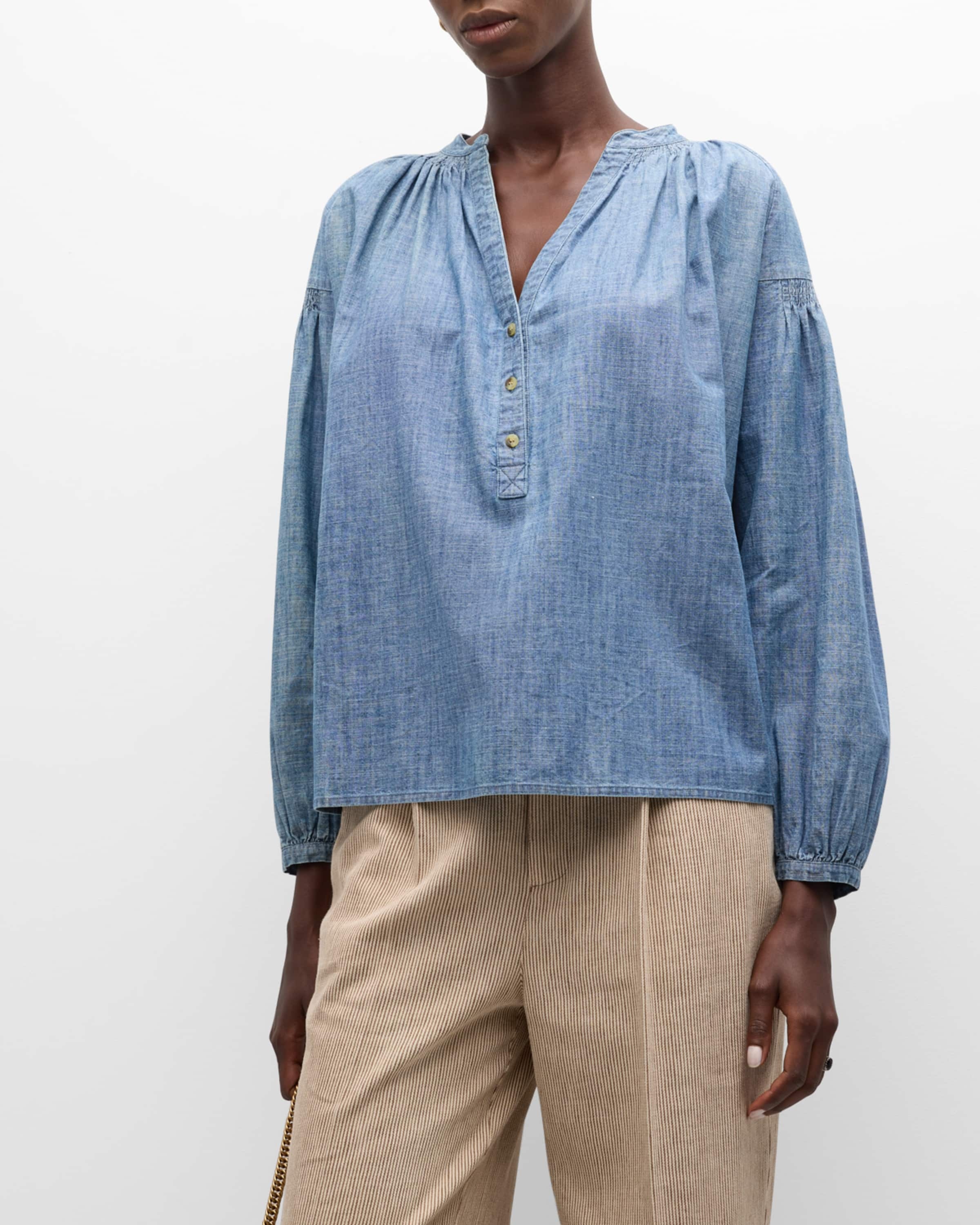 Nipoa Cotton Chambray Shirt - 2