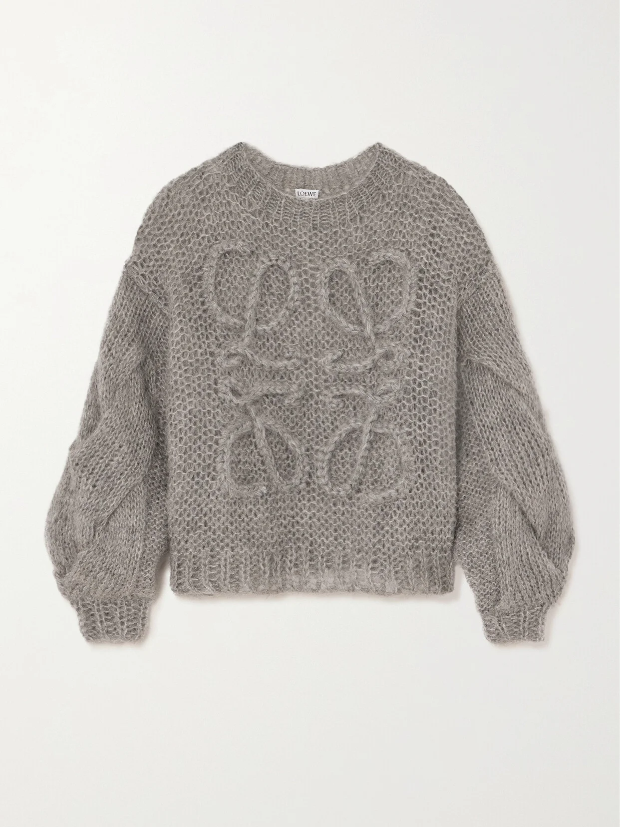 Anagram Oversized Mohair-blend Sweater - 1
