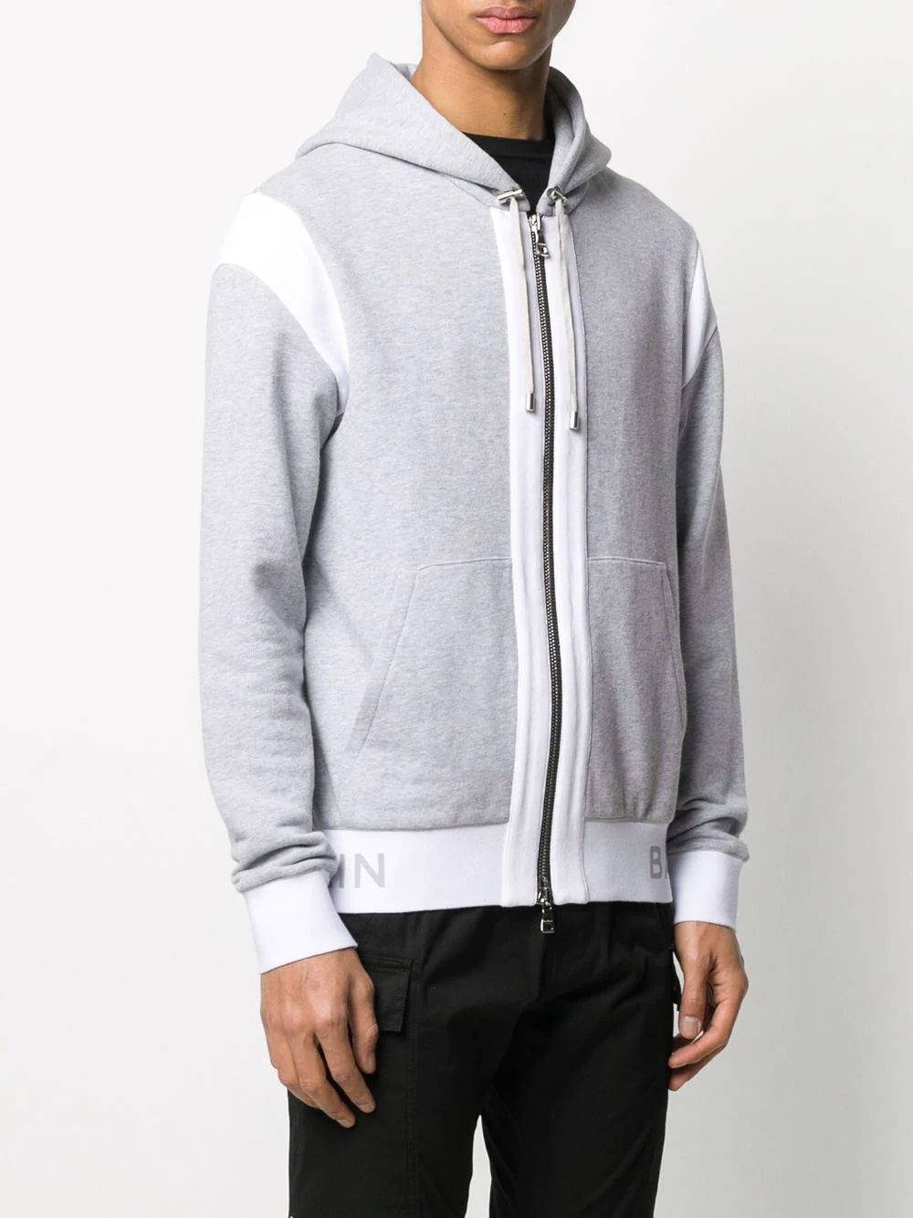 zip front hoodie - 3