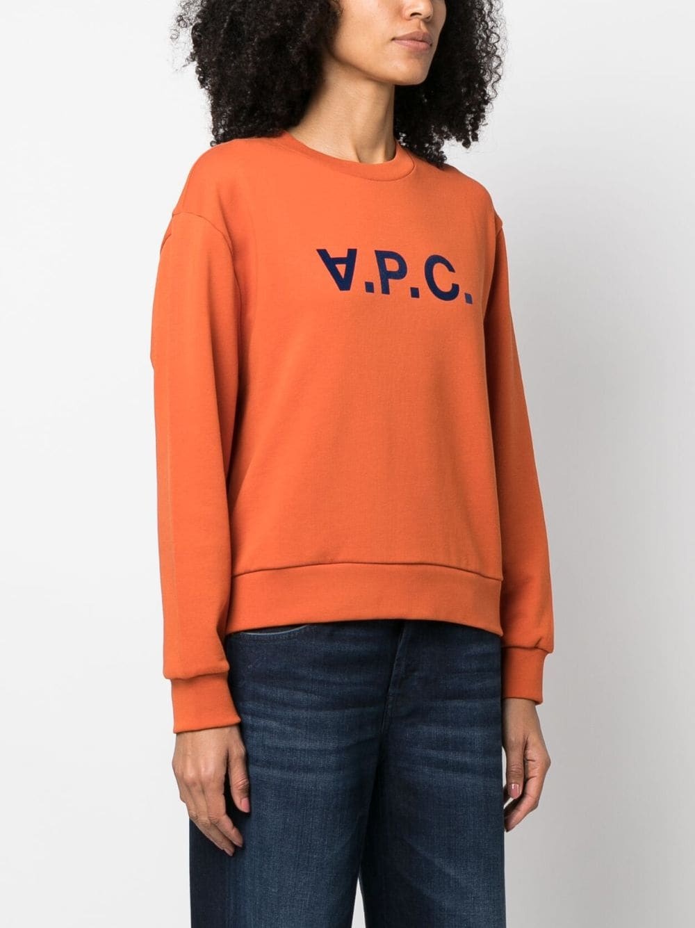 Viva logo-print cotton sweatshirt - 3