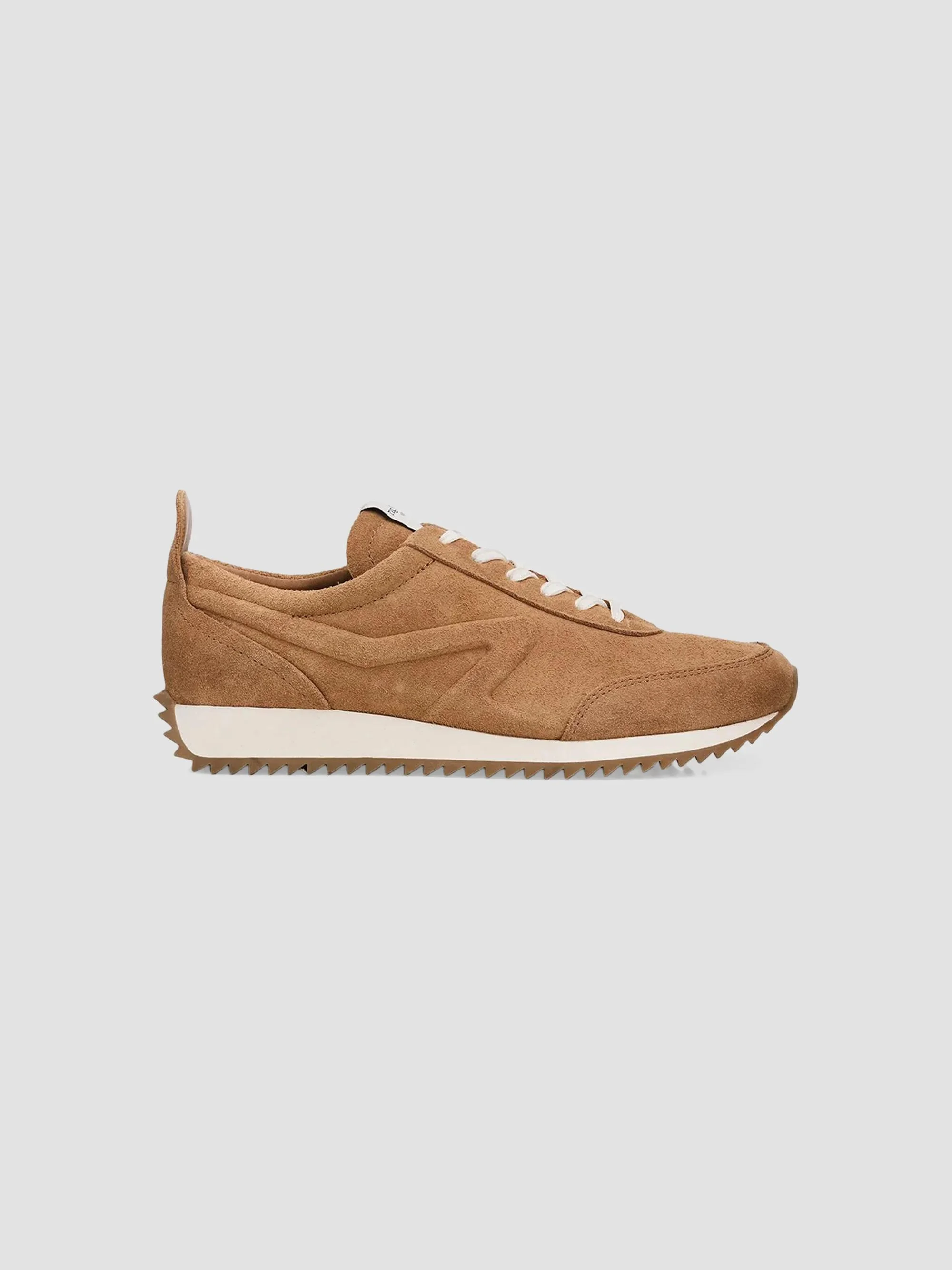 Women's Retro Runner Sneakers - Toffee Suede - 1