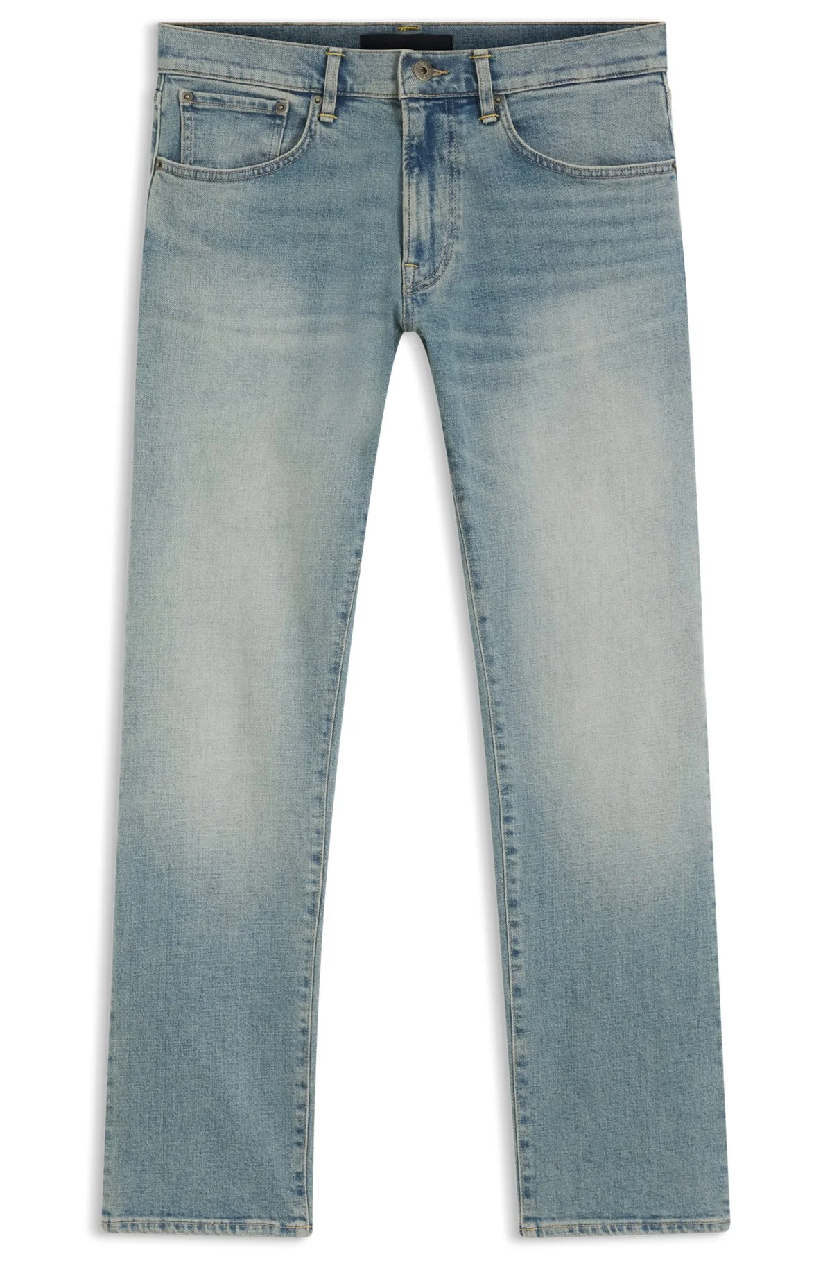 BOSS BY BECKHAM SLIM-FIT JEANS IN BLUE STRETCH DENIM - 1