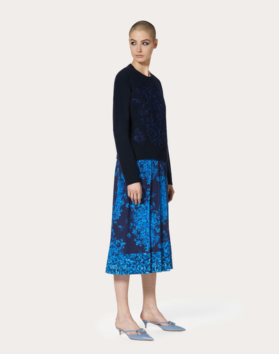 Valentino Embroidered Cashmere Wool Sweater outlook