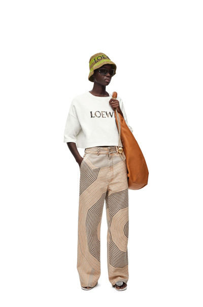 Loewe Cropped t-shirt in cotton blend outlook