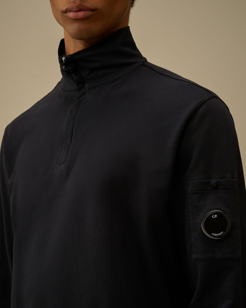 Light Fleece Half Zip Lens Sweatshirt 5