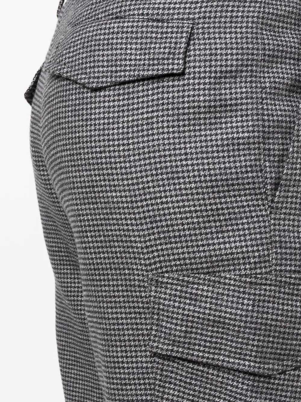 houndstooth-pattern tailored trousers - 5