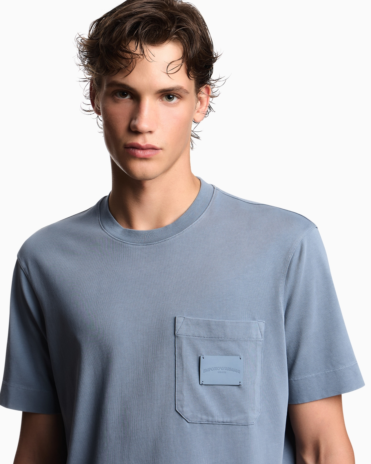 ASV JERSEY T-SHIRT WITH LEATHER LOGO PATCH - 5
