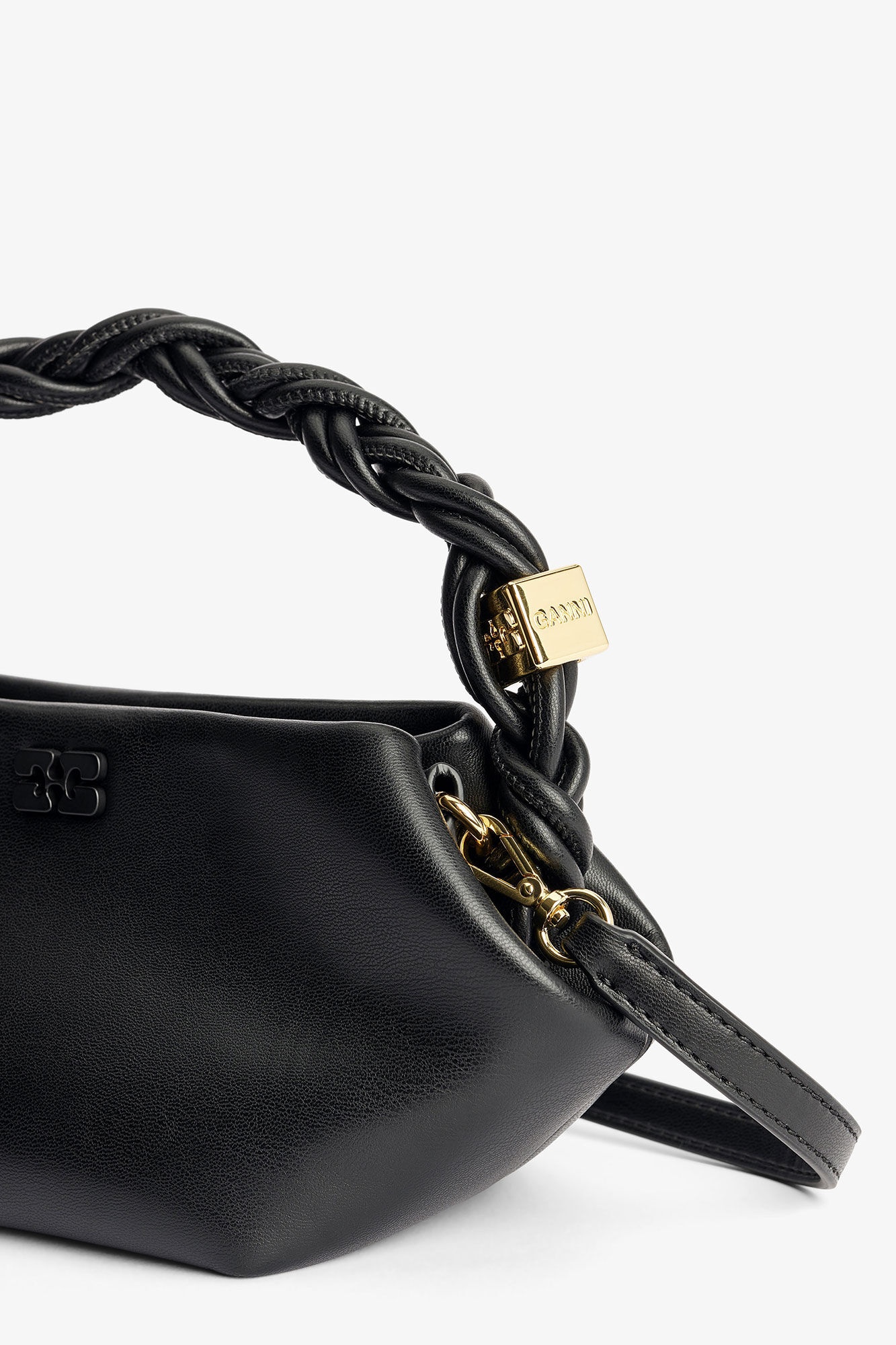 BLACK MINI GANNI BOU BAG - 4