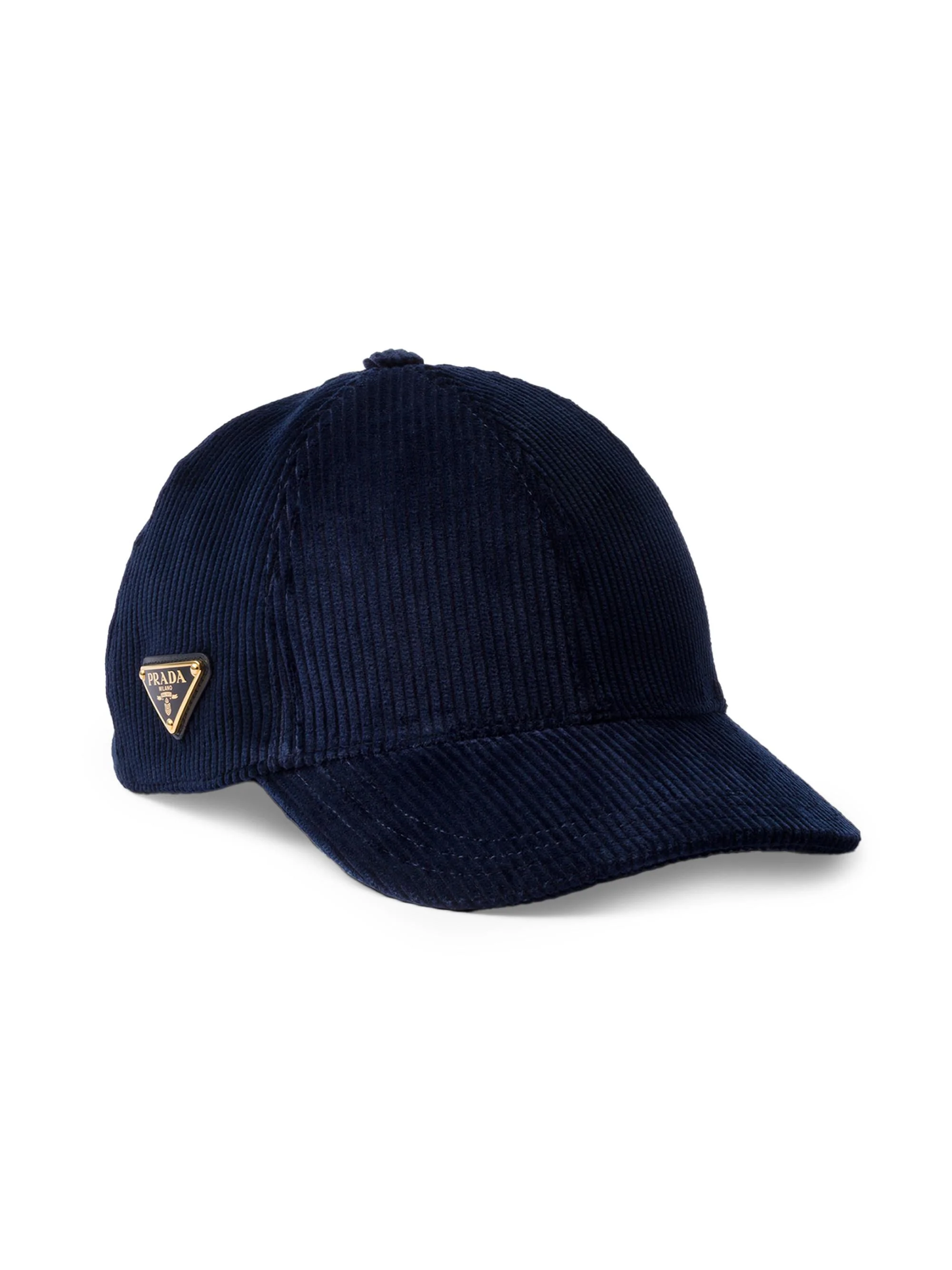 Women's Corduroy Baseball Cap - Blue - 1