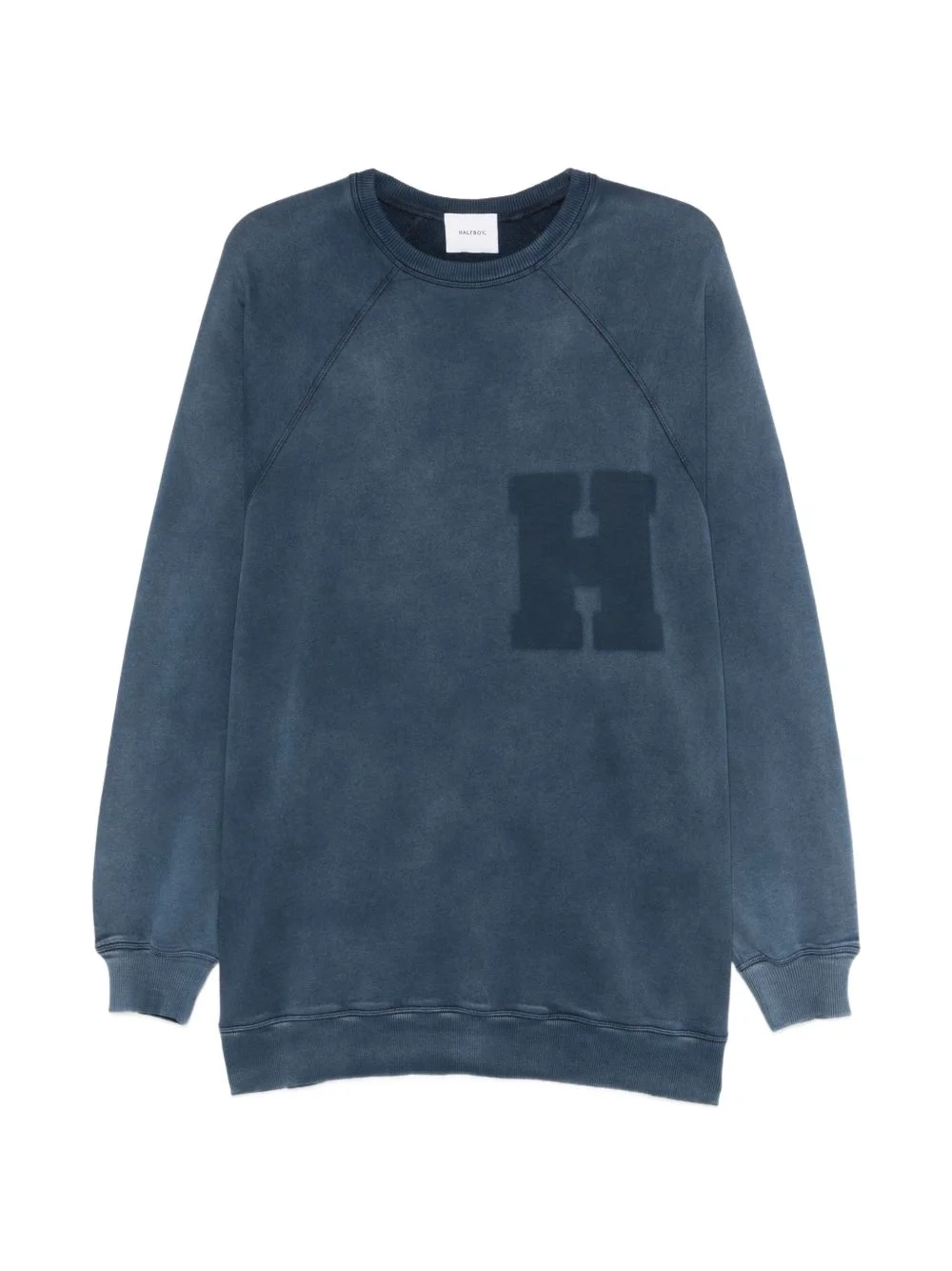 faded-effect sweatshirt - 1