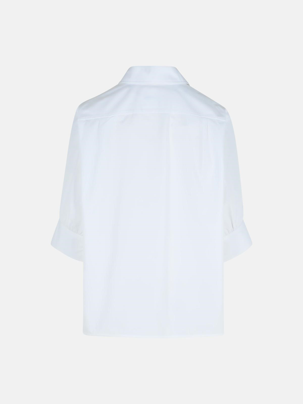 WHITE COTTON SHIRT - 3