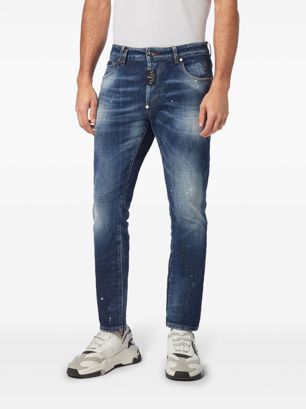super-straight cut denim jeans - 3