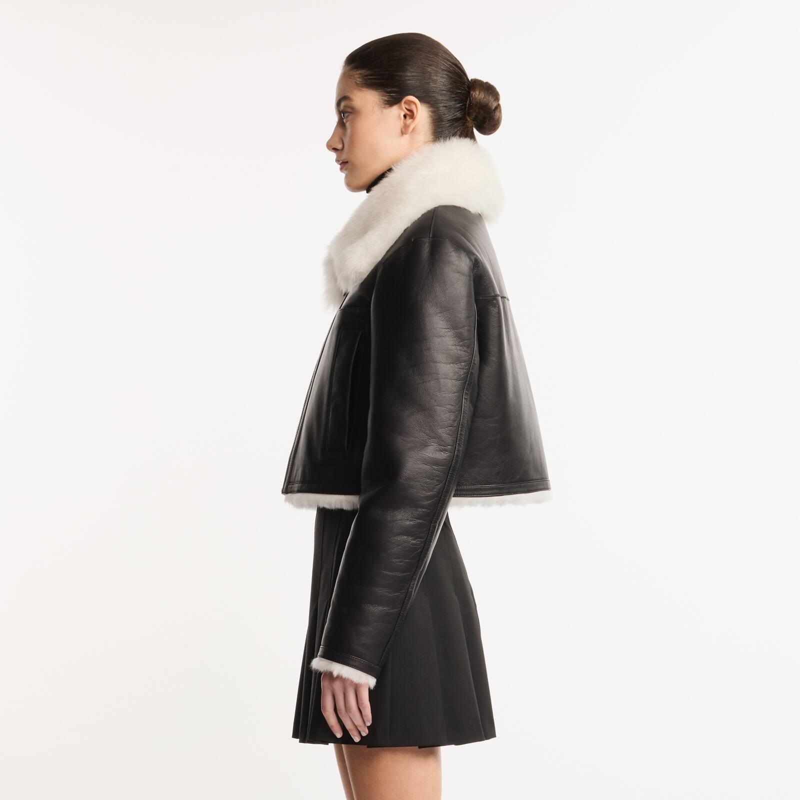 Reversible Jacket in shearling - 6