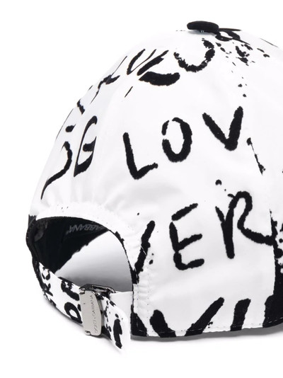 Dolce & Gabbana graffiti-print cap outlook