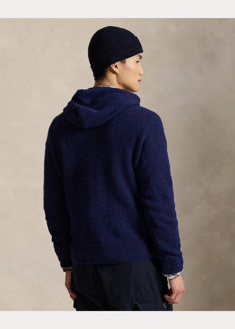 Big Pony Wool-Blend Hooded Sweater 4