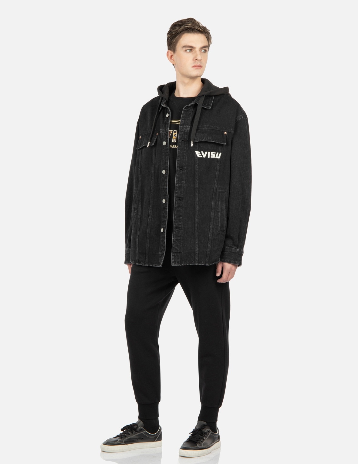 JAPANESE PATTERN DAICOCK PRINT SWEATPANTS - 4