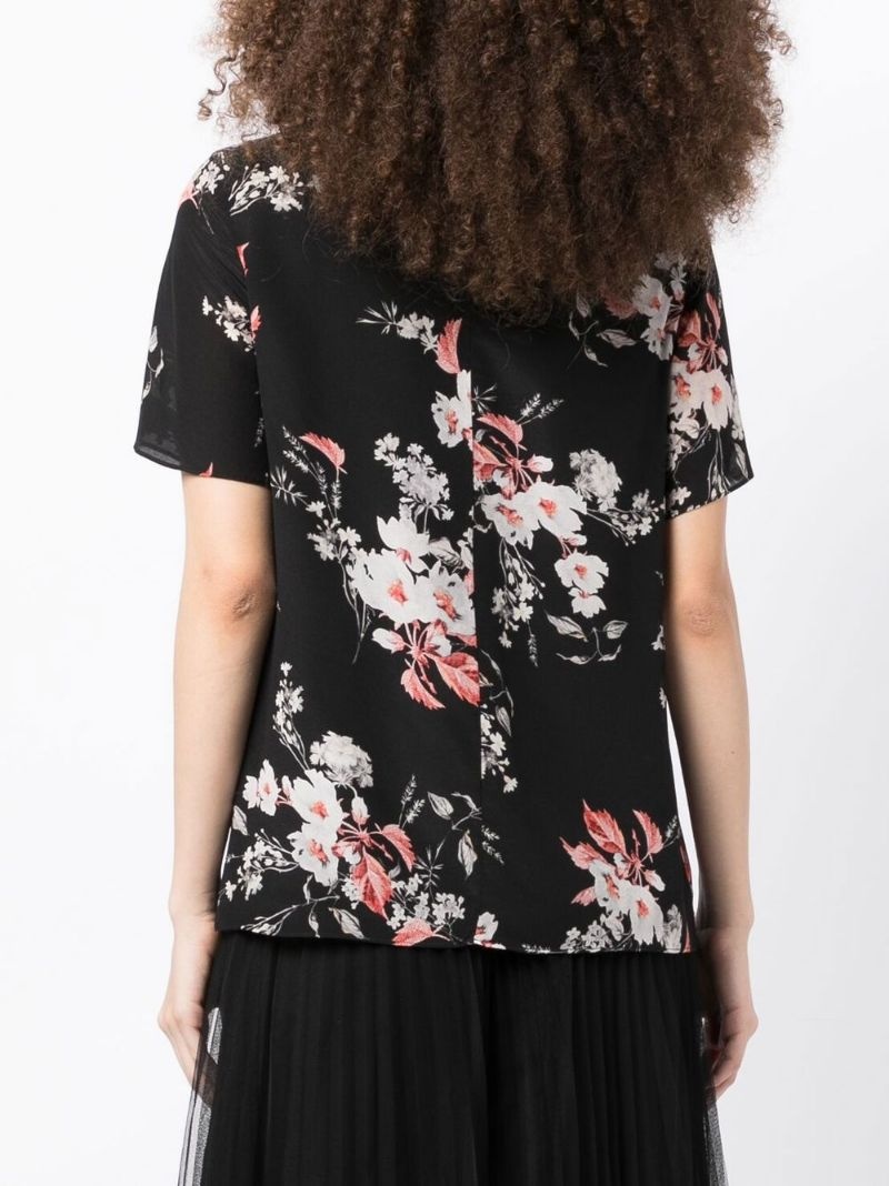 Michaela floral-print blouse - 4