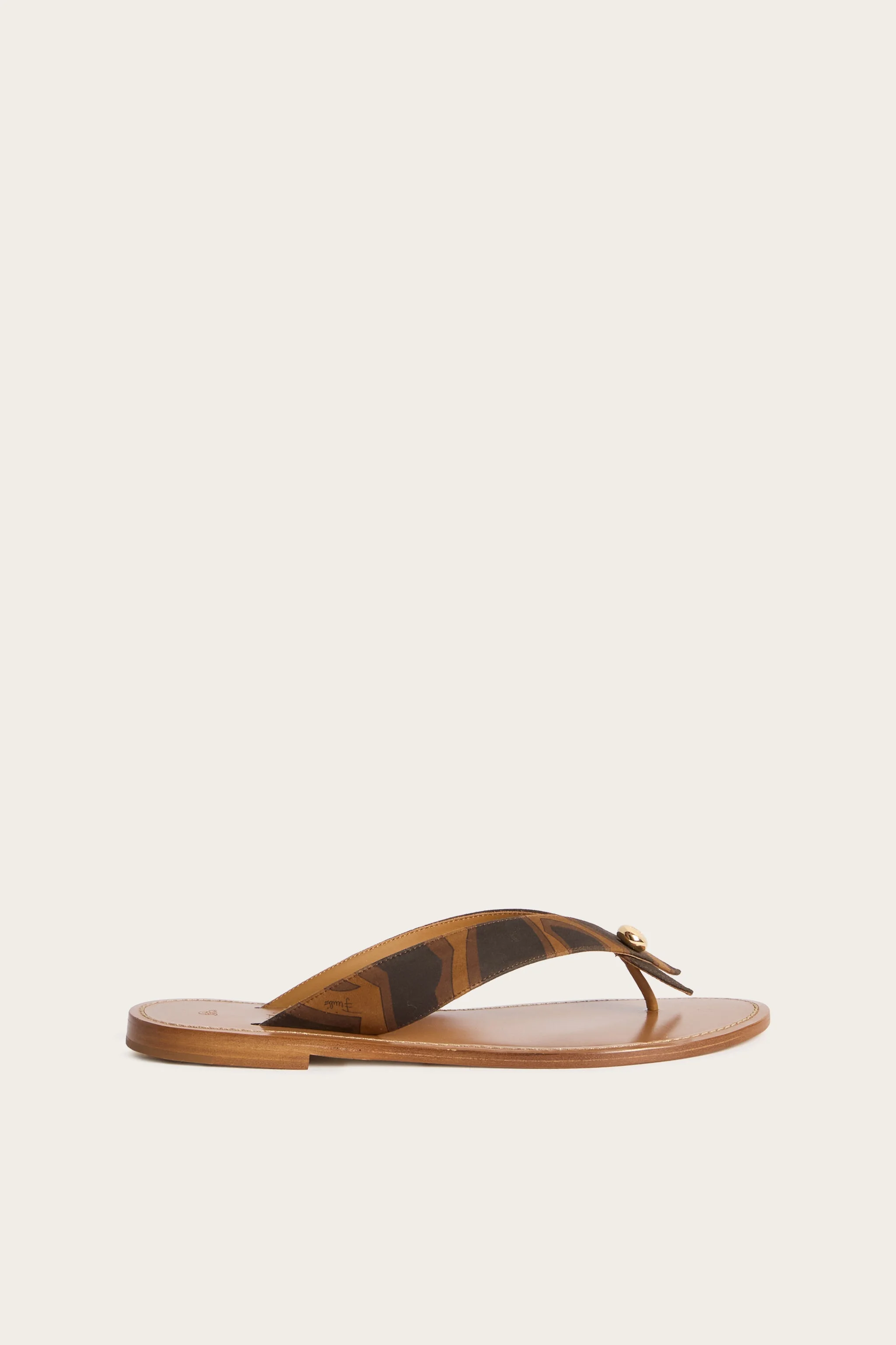SUEDE LABIRINTO PRINT FLIP-FLOPS - 1
