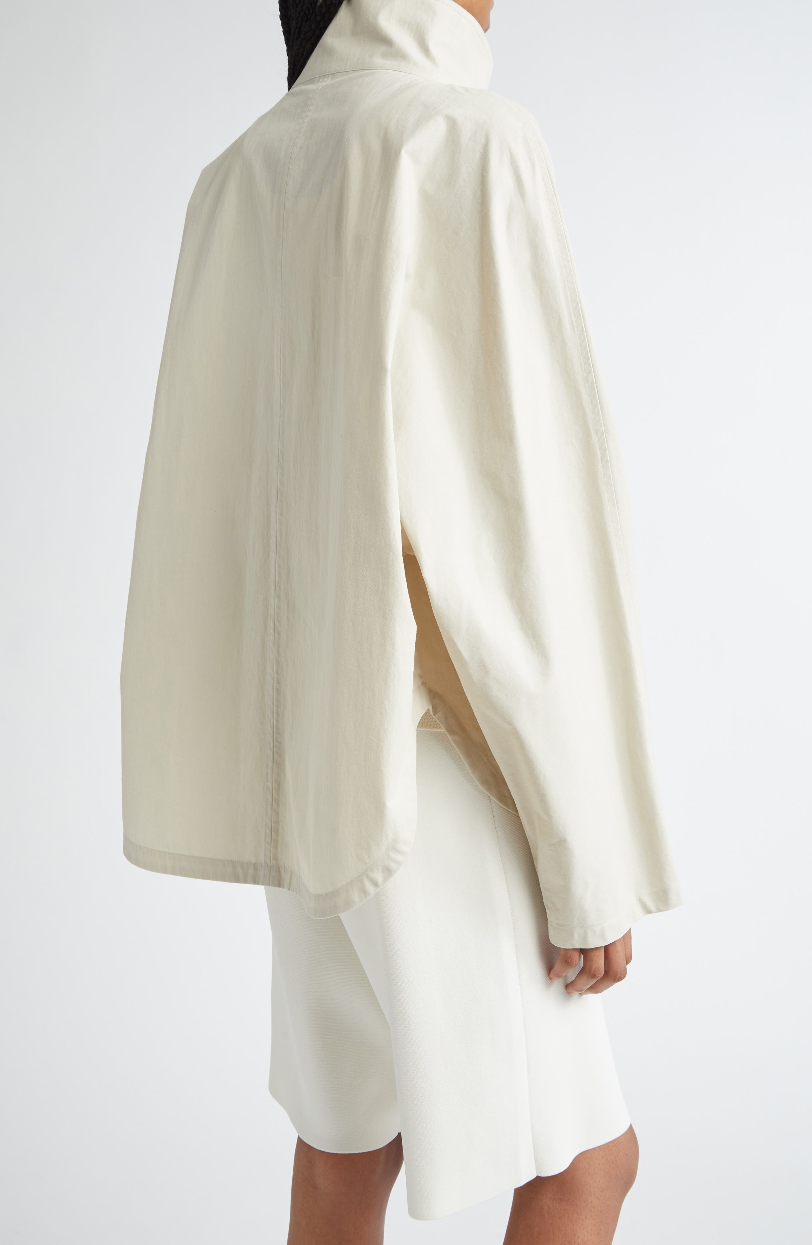 TOTEME Summer Water Repellent Parachute Jacket in Oyster at Nordstrom - 3