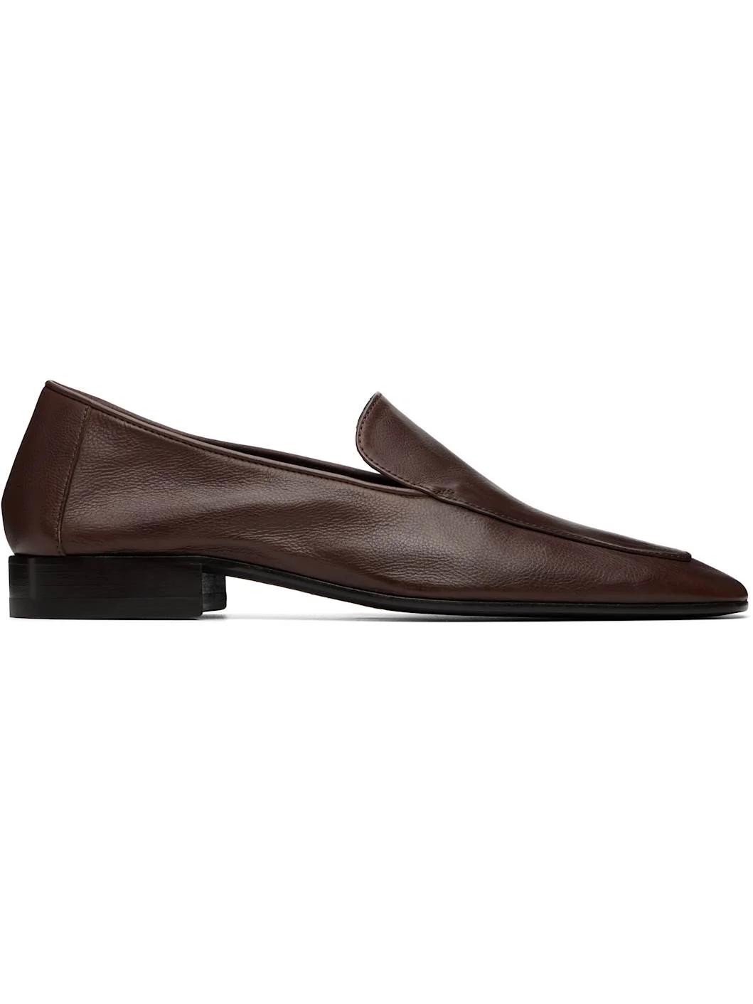 Brown Leather Loafers - 1